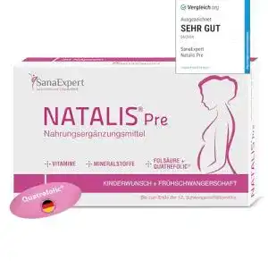 Schwangerschaftsvitamine SanaExpert Natalis Pre im Vergleich
