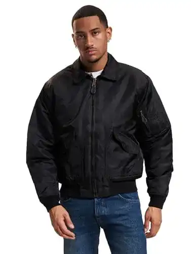 Brandit CWU Jacket Bomberjacke in Schwarz, Größe M