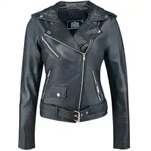 Lederjacke Damen Urban 5884 Bikerjacke aus echtem Lammleder