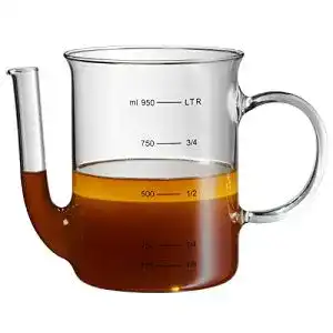 Fetttrennkanne WMF 0,75 l, hitzebeständiges Glas für fettfreies Kochen