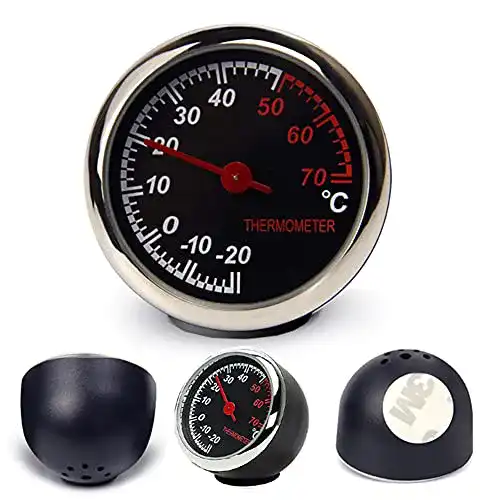 Auto-Thermometer Aukson R29C Analoges KFZ Temperaturmessgerät