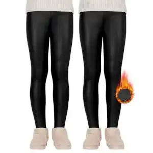 Thermoleggings für Mädchen – Gefütterte Leggings von Kereda im 2er-Pack