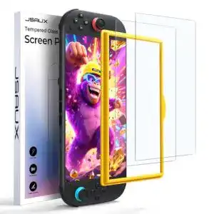 Nintendo Switch 2 Schutzfolie Jsaux 2er-Pack Entspiegelt
