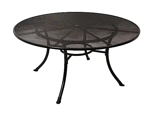 Gartentisch rund Degamo RIVO 150 cm aus Streckmetall