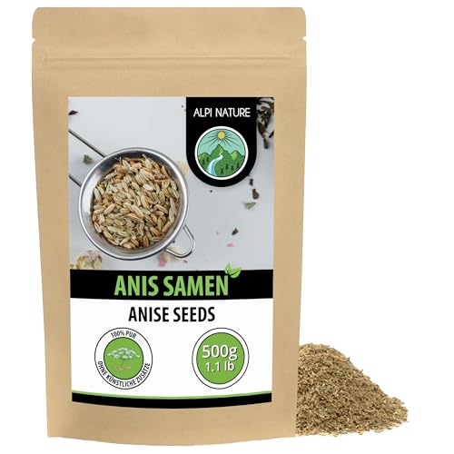 Anissamen Alpi Nature 500g Ganze Anissamen für Anistee und Kochen