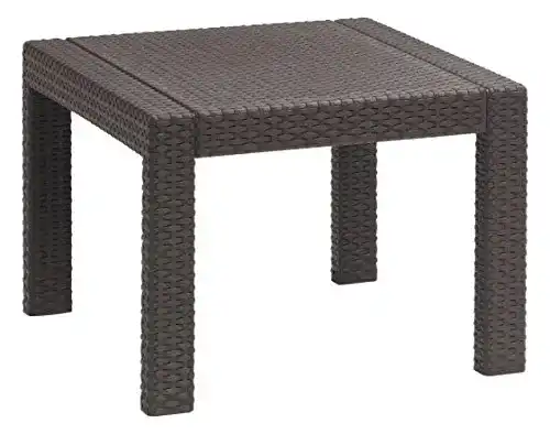 Gartentisch Keter Allibert Victoria, braun, 59 x 59 x 43 cm