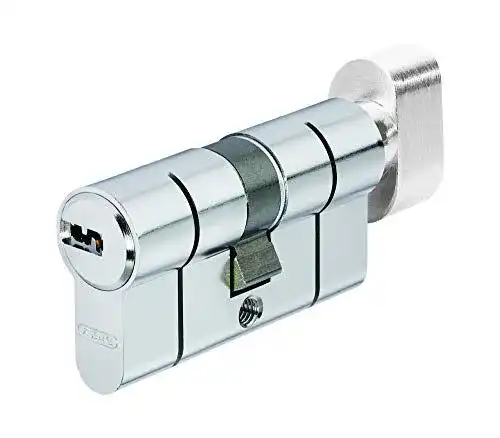 Knaufzylinder Abus KD6PSN Z35/K35 mm vernickelt Silber
