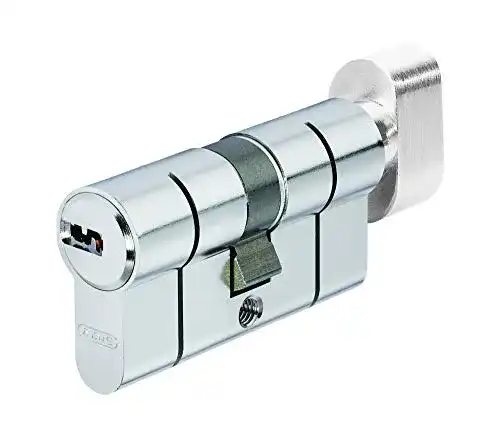 Knaufzylinder Abus KD6PSN Z35/K35 mm vernickelt Silber