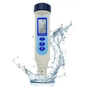 Salzgehalt-Messgerät Tekcoplus in Stiftform für Salzgehalt und Temperatur