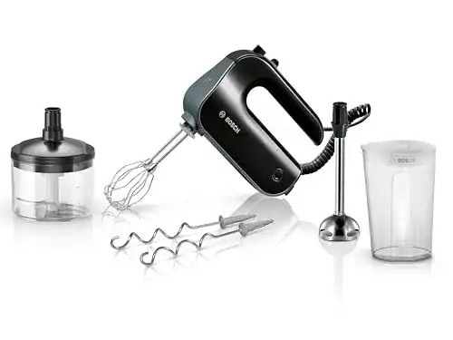 Bosch Handrührer Home Professional Styline MFQ4980B mit Zubehör