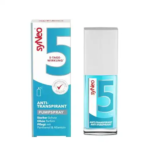 Antitranspirant syNeo 5 Pumpspray für starken Schutz gegen Schwitzen