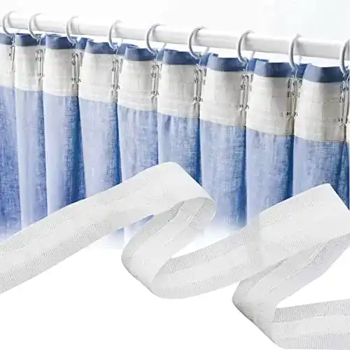 Gardinenband Jokily 30m x 2,5cm – Kräuselband für Vorhänge