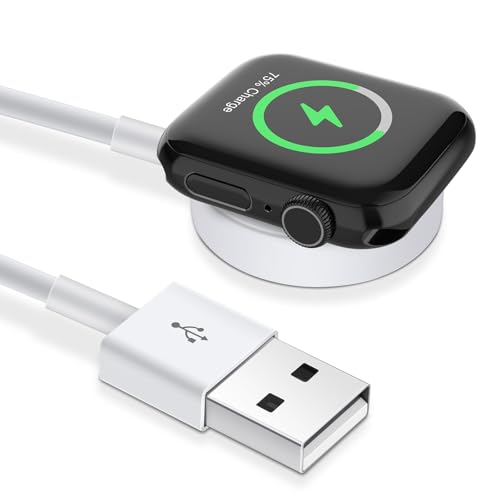 Imodomio USB Ladekabel für Apple Watch – Schnelles Induktives Laden