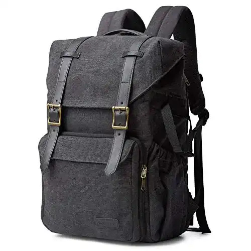 Fotorucksack BAGSMART DSLR Canvas mit Diebstahlschutz und Wasserabweisung
