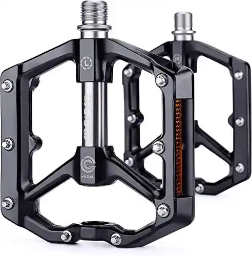 Fahrradpedale CXWXC mit Reflektoren für MTB und E-Bikes