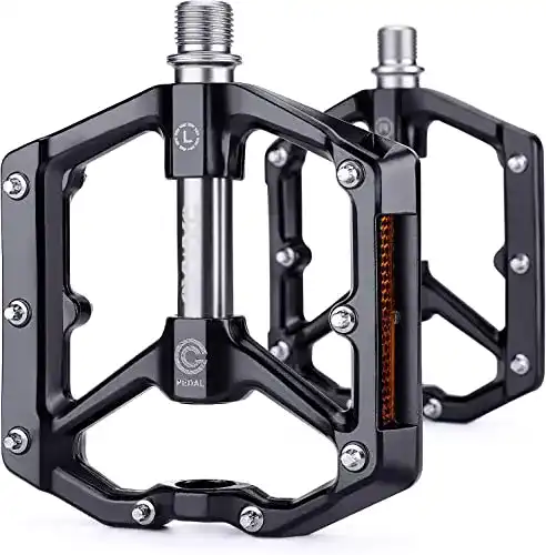 Fahrradpedale CXWXC mit Reflektoren für MTB und E-Bikes