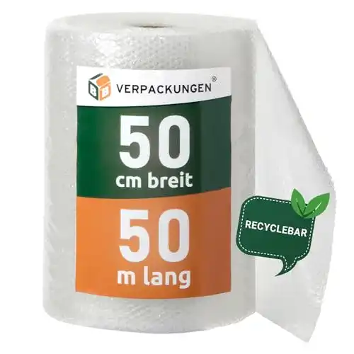 Verpackungsfolie Bb-Verpackungen Profi Luftpolsterfolie 0,5 x 50 m