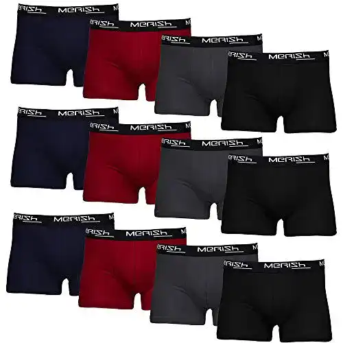 Boxershorts Merish Men Herren 12er Pack Unterwäsche im Vergleich