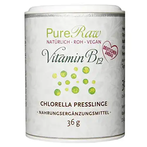 Vitamin B12 Tabletten von PureRaw – Vegane Rohkostnahrung