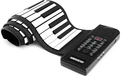 Rollpiano Funkey RP-61M mit 61 Tasten und Aufnahmefunktion