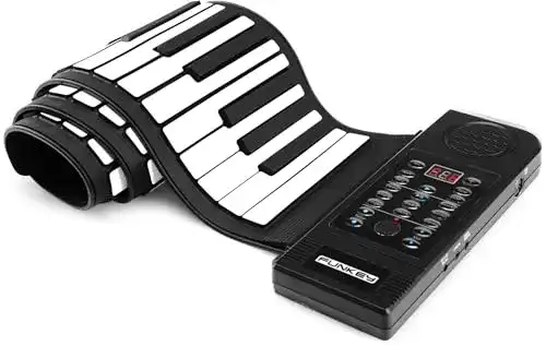 Rollpiano Funkey RP-61M mit 61 Tasten und Aufnahmefunktion
