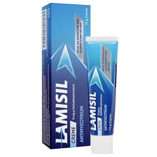 Lamisil Fußpilz Creme mit 1% Terbinafinhydrochlorid, 15g