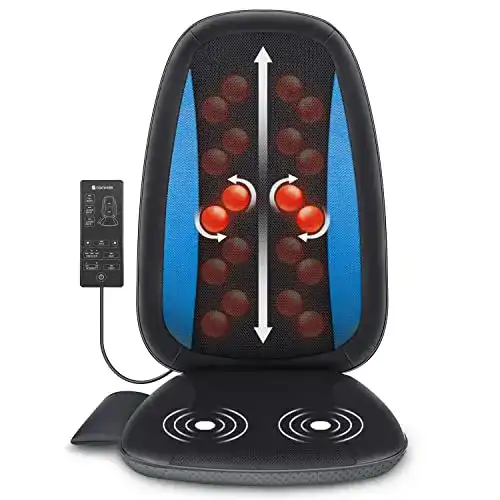 Massagesitzauflage Comfier Shiatsu mit Wärme und Massagefunktionen