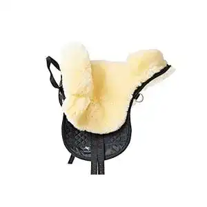 Fellsattel Engel Reitsport R1 Pony medium mit Natur-Lammfell