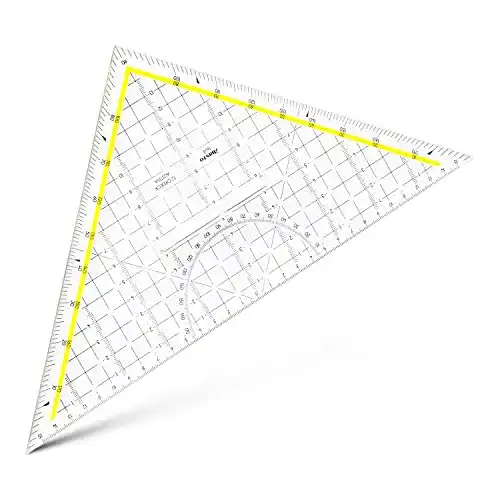 Geodreieck Aristo 1648/2 TZ-Dreieck mit Griff – Hypotenuse 32,5 cm