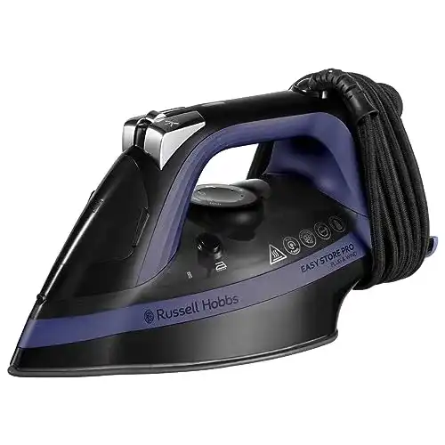 Russell Hobbs Dampfbügeleisen mit Keramiksohle und Dampfstoß