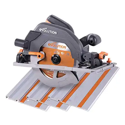 Kreissäge Evolution Power Tools R185CCSX mit Schiene 1020 mm