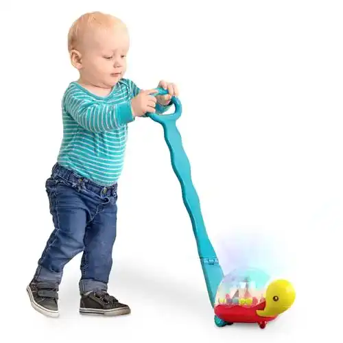 Schiebetier B. toys Spielzeug Schildkröte für Babys