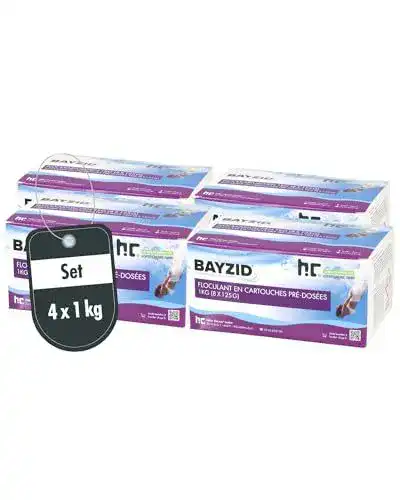 Flockungsmittel für Pools von Höfer Chemie 4 x 1 kg