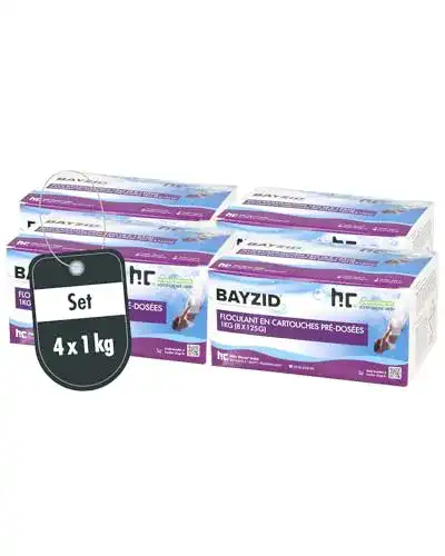 Flockungsmittel für Pools von Höfer Chemie 4 x 1 kg