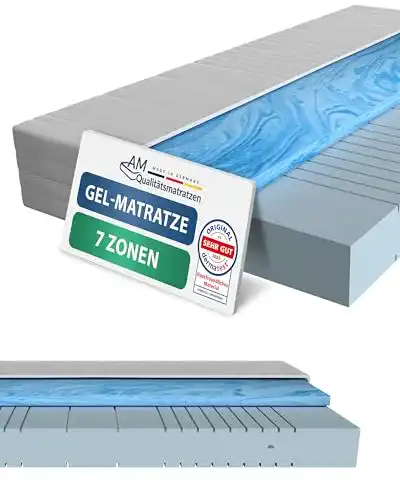 Gelschaummatratze von AM Qualitätsmatratzen 90×200 cm H3