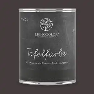 Tafelfarbe Lignocolor Tafellack 750ml Cement 02 für echten Tafel-Look