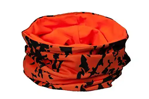 Schlauchschal Hubertus Neckwarmer aus Microfleece in Signalorange