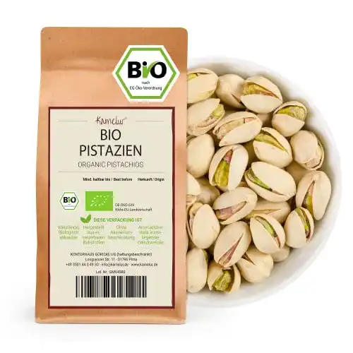 Bio Pistazien Kamelur 1kg geröstet und gesalzen in der Schale