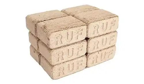 Kaminbriketts Finoo RUF aus Holz, Hartholz Eiche und Buche, 20 kg