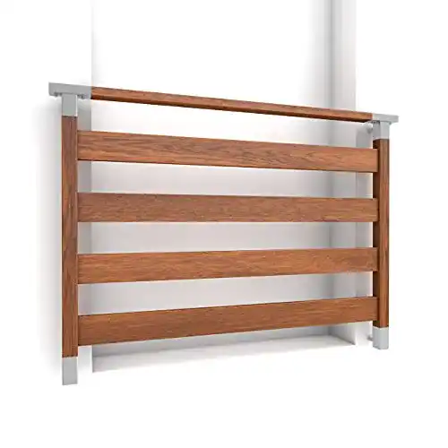 Französischer Balkon Fello Classic 4 Aluminium Edelstahl Stabgeländer