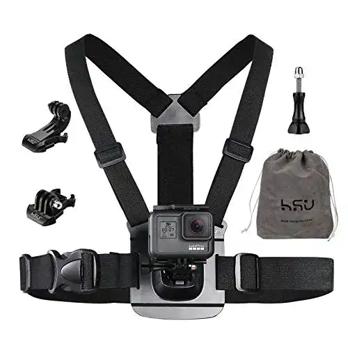 GoPro Brustgurt Hsu Halterung für Action-Kameras mit J-Haken Zubehör