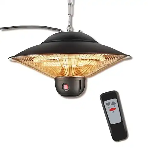 Donyer Power Deckenheizstrahler Elektrische Außenheizung mit Fernbedienung