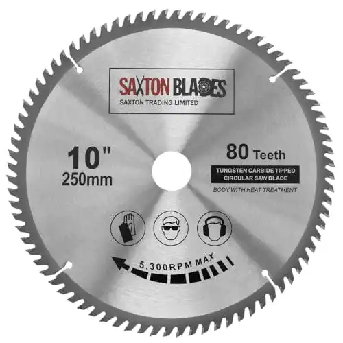 Kreissägeblatt 250 x 30 mm von Saxton für präzise Holzarbeiten