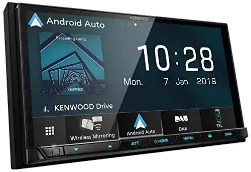 Kenwood DMX8019DABS Autoradio mit DAB+, Wireless CarPlay und Android Auto