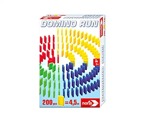 Noris Dominosteine 606065644 Domino Run mit 200 Steinen