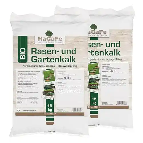 Rasenkalk HaGaFe Gartenkalk 30 kg für 600 m²