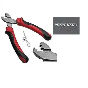 Klemmhülsenzange STMK 15,3 cm mit kostenlosem Petri Heil! Aufkleber