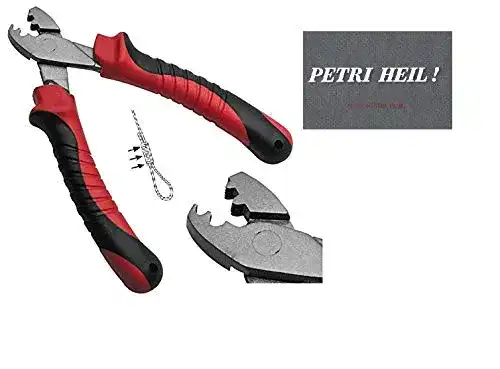 Klemmhülsenzange STMK 15,3 cm mit kostenlosem Petri Heil! Aufkleber