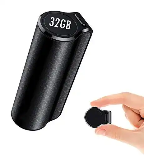 Mini-Diktiergerät MTFY mit 32GB Speicher und Stimmenaktivierung