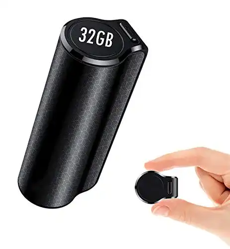 Mini-Diktiergerät MTFY mit 32GB Speicher und Stimmenaktivierung